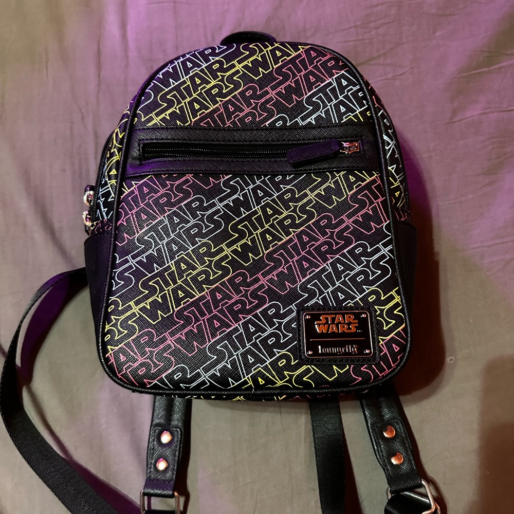 Disney Parks Star Wars Loungefly Mini Backpack